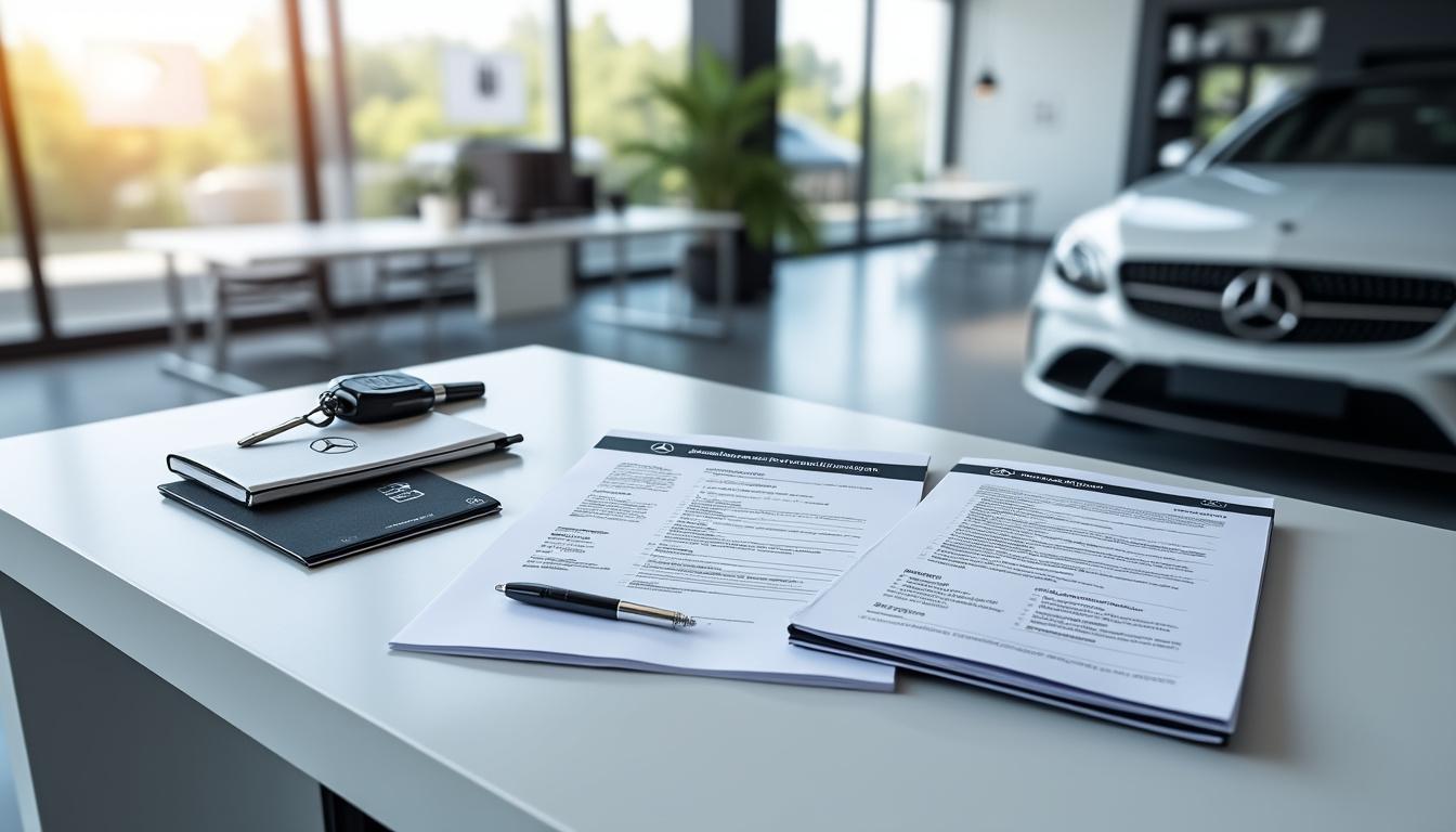 Assurance mercedes : les documents indispensables à fournir